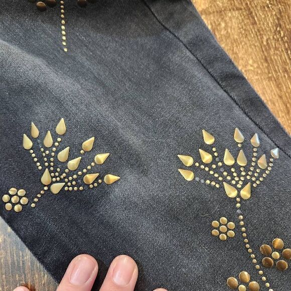 Tommy Hilfiger Tribeca Skinny studded floral jeans - Picture 3 of 9